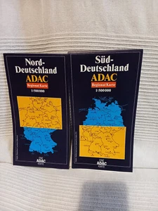 ADAC Straßenkarte Nord und Süd Deutschland 1:500000 - Bild 1 von 3