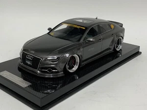 1/18 AB Models Audi A7 Liberty walk LB Performance Metallic Grey Carbon LAST ONE - Picture 1 of 11