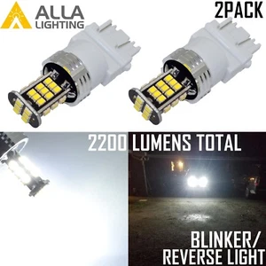 Alla Lighting LED 3157 Back Up Reverse Light Bulb/Turn Signal Blinker Lamp,White - Picture 1 of 6