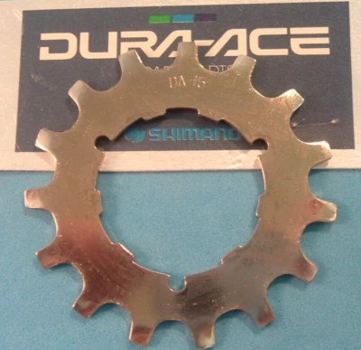 Shimano Gold Dura Ace EX 15T UniGlide Cassette Cog NEW /NOS-FH-7260 - Image 1 of 3