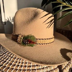 Vintage 80’s BILTMORE Canadian Model Hilmer Camel Western Cowboy Hat 7 1/8 - Picture 1 of 13