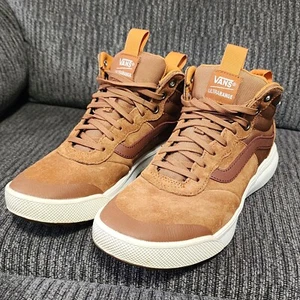 Vans UltraRange Unisex M 7,5 W 9 Schuhe High Top Braun Hellbraun Wildleder Schnürschuhe Sneaker - Bild 1 von 8
