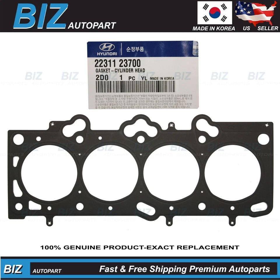 Genuine Head Gasket for 2001-2012 Hyundai Kia 2.0L Various Models 22311-23700 - Image 1 of 4