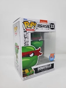 Funko POP COMICS TEENAGE MUTANT NINJA TURTLES - DONATELLO (PX EXCLUSIVE) NEW #33 - Picture 1 of 3