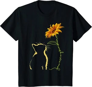 Cat You Are My Sunshine Cats Tee Gift Youth Unisex T-shirt - Picture 1 of 5