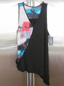 Schlafanzug Nachtwäsche Lounge Pyjama TANKTOP ~ LARGE ~ Nicole by Nicole Miller ~ Neu mit Etikett - Bild 1 von 3