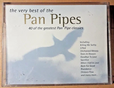 VINTAGE DOUBLE CASSETTE  - VERY BEST OF PAN PIPES - 1996  b2 - Image 1 of 3