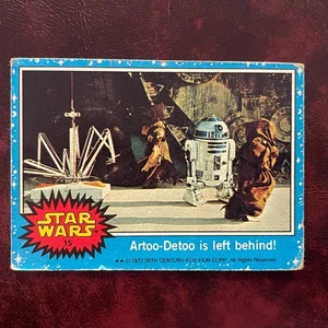 1977 Topps STAR WARS Blue Set ARTOO-DETOO IS LEFT BEHIND #15** - VG-EX - Imagen 1 de 2