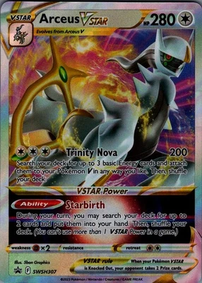 Arceus VSTAR Promo SWSH: Sword & Shield Promo Cards SWSH307 NM - Image 1 of 2