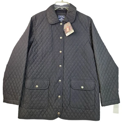 Cutter & Buck Ladies Medium Quilted Jacket Black Vintage Deadstock 1990s - Image 1 of 4