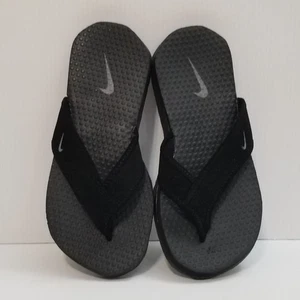 Nike Celso Flip Flop schwarz Komfort Zehenstegsandale Unisex Kinder Größe 3Y 318240-001 - Bild 1 von 14