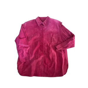 Revue Vintage Pink Suede Jacket 1X Deadstock NWT Buttery Soft - Picture 1 of 3