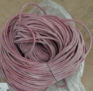 80m x HELLERMANN TYTON H30RD H30 RUBBER SLEEVING TUBING Red BS 4 G198-1-1 3mm - Picture 1 of 3