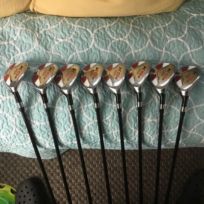 31-S4JP Senior ONE SINGLE LENGTH Mens Majek Golf Club True Hybrid Set 3-PW 38” L - Image 1 of 4