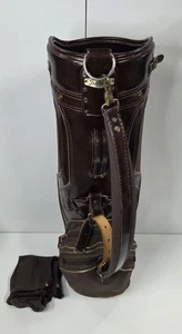 Titleist Ledertasche, 3 Teiler, 4 Taschen mit Regenschutz schöne Tasche - Bild 1 von 10