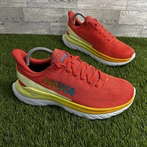 Hoka One One Mach 4 Profly F27220K Running Shoes Mens Sz 8.5 D Hot Coral Saffron - Picture 1 of 10