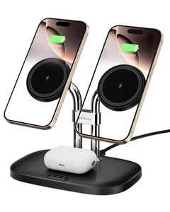 Wireless Charger for iPhone 16 15, 706M, Dual Magnetic Charger for iPhone 14/... - Picture 1 of 7
