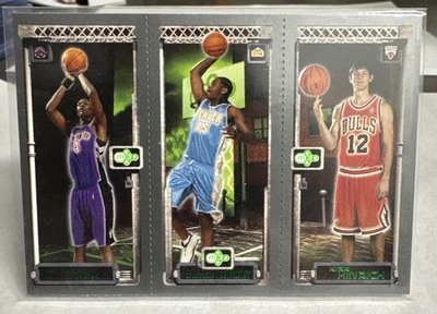 2003-04 Topps Rookie Matrix - Carmelo Anthony, Chris Bosh, Kirk Hinrich (RC) - Image 1 of 2