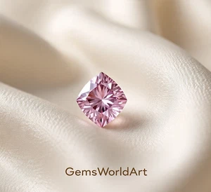 Ct 1 Natural Certified Fancy Very Light Pink Diamond Radiant Cut D Grade VVS1 - Picture 1 of 4