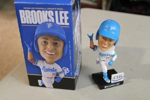 2025 Brooks Lee St. Paul Saints SGA Minnesota Twins Bobblehead, nuovo con scatola, /1.500 - Foto 1 di 6