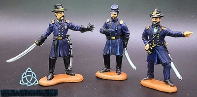 USA Duty Paid Painted Union General Characters of American Civil War - Image 1 of 4