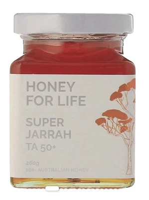 Honey For Life TA50+ MGO1600+ Low GI Raw Jarrah Honey Australian Wildflower 500g - Image 1 of 3