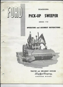 Barredora de pick-up Ford Dearborn 721 manual instrucciones de funcionamiento y montaje - Imagen 1 de 2