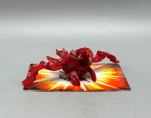 Bakugan Atmos 650G Red Pyrus Bakucore Battle Damage New Vestroia Battle Brawlers - Picture 1 of 7