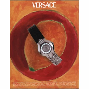 1998 Versace: Atelier Watches Vintage Print Ad - Picture 1 of 1