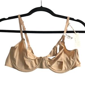 Smoothez by Aerie Bra Beige Full Coverage Unlined Underwire 38C
