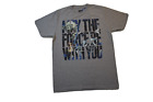Fifth Sun Star Wars Mens May The Force Be With You Yoda & Obi Wan Shirt NWT M
