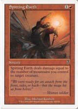 Spitting Earth *PLAYSET* Magic MtG x4 Seventh 7th Edition SP