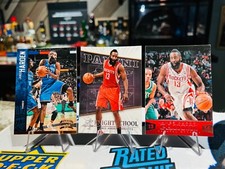 2013-14 Panini KNIGHT SCHOOL #12 James Harden HOUSTON ROCKETS + THREADS PANINI