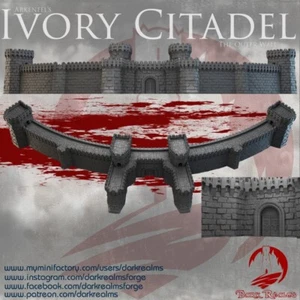 Dark Realms Ivory Citade The Outerwall Herr Der Ringe Tabletop Fantasy - Bild 1 von 1