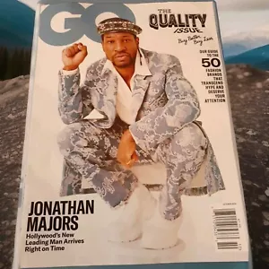 GQ MAGAZINE.. OCTOBER 2020 ISSUE.. JONATHAN MAJORS.. THE QUALITY ISSUE - Picture 1 of 2