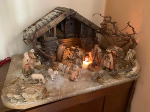 WEIHNACHTSKRIPPE mit FIGUREN und Trafo - Bild 1 von 9