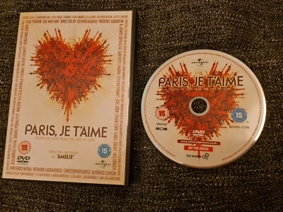 Paris, Je T'aime (DVD, 2007) Marianne Faithfull, Steve Buscemi, Elijah Wood R2 - Image 1 of 2