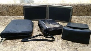 Radio Shack Portable Amplified Folding Speaker 40-1430 & Realistic Minisette-19 - Picture 1 of 9