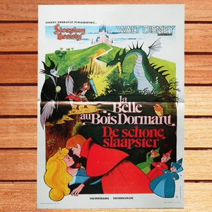 LA BELLE AU BOIS DORMANT WALT DISNEY AFFICHE ORIGINALE BELGE 35X55 CM - Bild 1 von 1