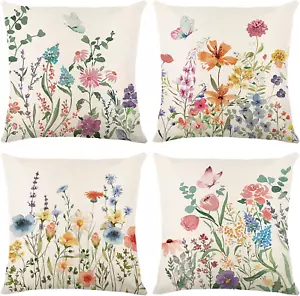 ONFAON Decorazioni Primaverili per Casa - Copricuscini Primaverili 18X18, Cuscino Esterno - Foto 1 di 7
