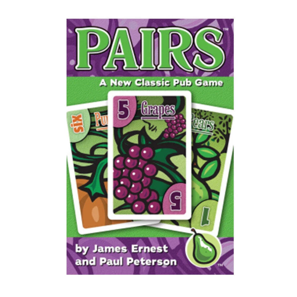Pairs Card Game Fruit Edition Ages 12 Years and Up Two to Eight Players - Image 1 of 1