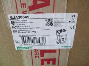 NEW Square D I-Line BJA36045 45A PowerPacT Circuit Breaker BJ45 600V 3P 45 Amp - Picture 1 of 10