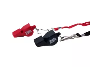 Plastic Sports Whistles with Lanyard, Loud Crisp Sound Whistle free shipping - Picture 1 of 3