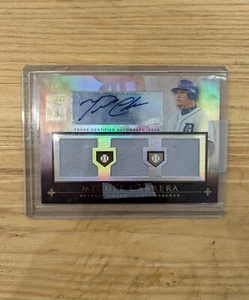 2010 Topps Tigers Tribute Miguel Cabrera TATR-MC Triple Patch & Autograph Card - Picture 1 of 6