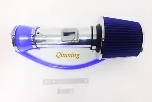 Blue Air Intake System Kit + Filter For 2008-2012 Honda Accord 3.5L V6 - Foto 1 di 1