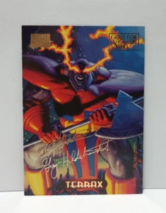 Terrax #121 1994 Marvel Masterpieces Gold Foil Signature Series Card - Picture 1 of 2