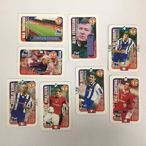 Tarjeta de 8 escuadrones Subbuteo 1996 Manchester United Premier League inc Stadium - Imagen 1 de 11