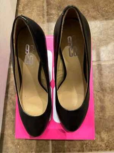 BRAND NEW NINE&CO Women’s JJIVYROSE Black Heels Pumps Size 7M 4”Heels New In Box - Picture 1 of 5