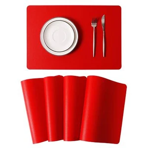 Wipeable Placemats Leather Table Mats Waterproof Heat-Resistant Easy to Clean... - Picture 1 of 8