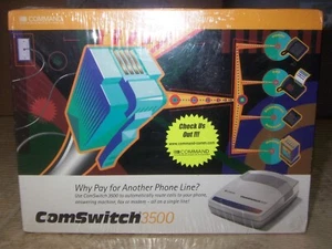 NEW NOS Command Communications 3-Port Phone/Fax Modem Line Sharing Device 3500 - Picture 1 of 22